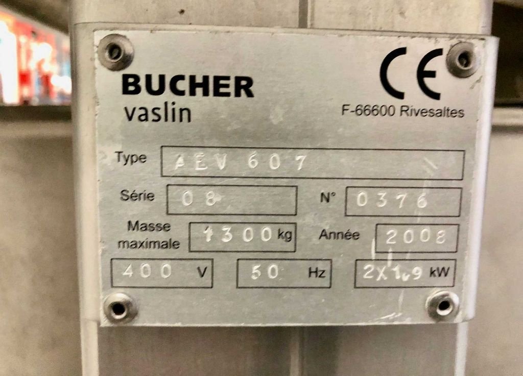 Sonstige Obsttechnik & Weinbautechnik of the type Bucher | Conquet vibrant - AEV 607 - 60 HL, Gebrauchtmaschine in Monteux (Picture 11)